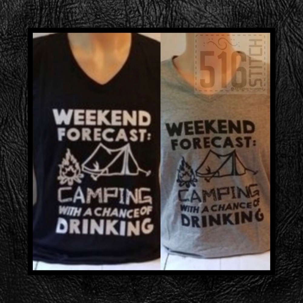 JUST IN🆕Novelty Short Sleeve T-shirt Camping...
